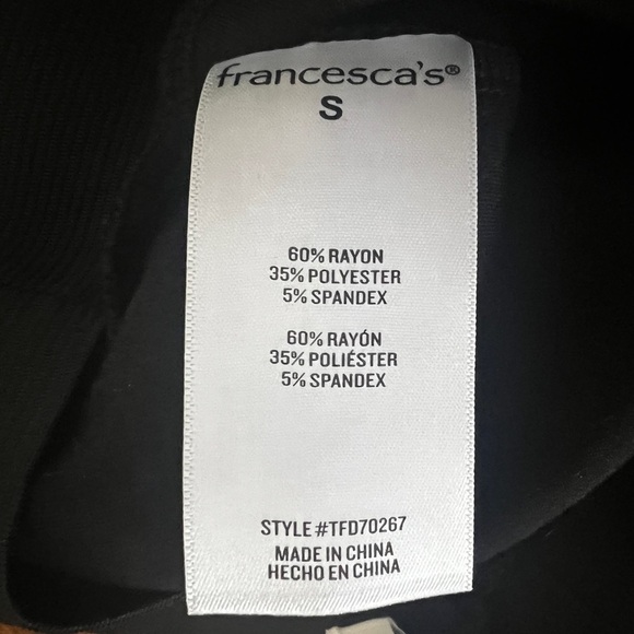 Francesca's Blue Rain NWT Black Ponte Legging Dress Pant - Small (24") - Picture 11 of 11